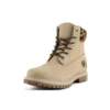 6-Inch Safari-Cheetah-Wasserdichter Stiefel „Ivory Nubuck“