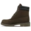 6-Inch-Stiefel mit doppeltem Schaft „Dark Chocolate Nubuck“