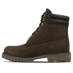 6-Inch-Stiefel mit doppeltem Schaft „Dark Chocolate Nubuck“