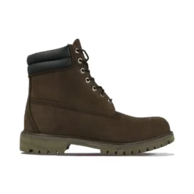 6-Inch-Stiefel mit doppeltem Schaft „Dark Chocolate Nubuck“