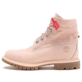 6-Inch Stiefel mit Etikett „Hellrosa“