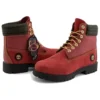 6-Inch-Stiefel, wasserdicht „Dark Red Nubuck“