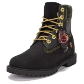 6-Inch-Stiefel zum Mondneujahr „Schwarz Nubuck“