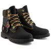 6-Inch-Stiefel zum Mondneujahr „Schwarz Nubuck“