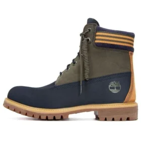 6-Inch-wasserdichter Stiefel „Navy Orange“