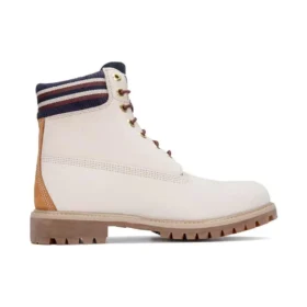 6-Inch Wasserdichter Stiefel „Weiß-Orange“