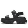 Adley Way Riemchensandalen „Schwarz“