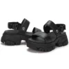 Adley Way Riemchensandalen „Schwarz“