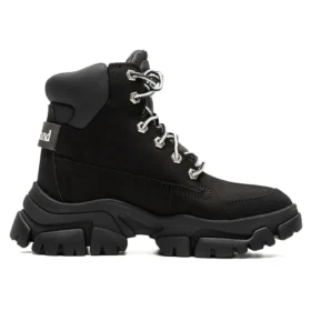 Adley Way Sneaker-Stiefel „Schwarz Nubuck“