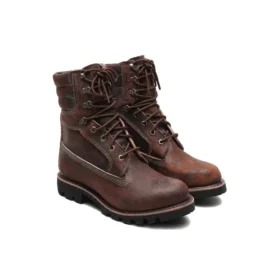 American Craft 8-Zoll-Stiefel, wasserdicht, handgefertigt „Braun“