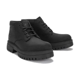 Arbor Road Wasserdichter Chukka-Stiefel „Schwarz Full Grain“
