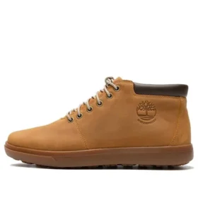Ashwood Park Mid Wasserdichte Leder-Chukka-Stiefel „Braun“
