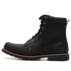 Attleboro 6-Inch Boot „Schwarzes Vollnarbenleder“