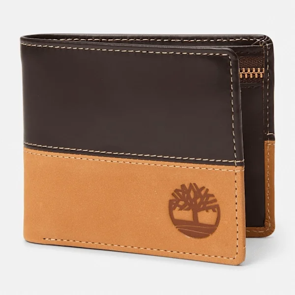 Ausweismappe für Herren aus gemischtem Wheatlock-Leder mit Münzfach Ausweismappe für Herren aus gemischtem Wheatlock-Leder mit Münzfach