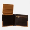 Ausweismappe für Herren aus gemischtem Wheatlock-Leder mit Münzfach Ausweismappe für Herren aus gemischtem Wheatlock-Leder mit Münzfach