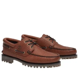 Authentic 3-Eye Lug Handsewn Boat „Braun“