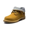 Authentic Waterproof Roll-Top Stiefel mit Blumenprint „Weizen Grey“
