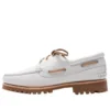 Authentische handgenähte Schuhe „White Full Grain“