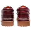 Authentischer 3-Eye Boat „Burgundy“