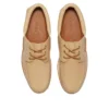 Authentischer 3-Loch-Lug-Handgenähter Bootsschuh „Beige“