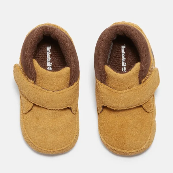 Baby-Krabbelstiefelchen mit mittlerem Klettverschluss Baby-Krabbelstiefelchen mit mittlerem Klettverschluss