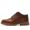 Basic Leder-Oxford-Schuhe, mit Imprägniermittel „Braun“