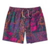 Bedruckte gewebte Shorts „Pink Multi“