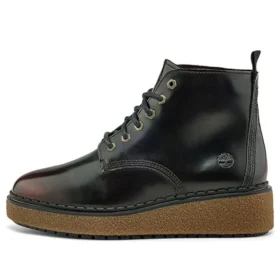 Bluebell Lane Schnürstiefelette Modischer Stiefel mit geschlossener Spitze „Burgundy“