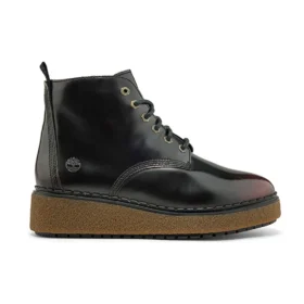 Bluebell Lane Schnürstiefelette Modischer Stiefel mit geschlossener Spitze „Burgundy“