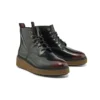Bluebell Lane Schnürstiefelette Modischer Stiefel mit geschlossener Spitze „Burgundy“