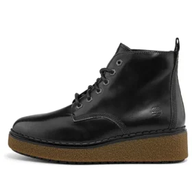 Bluebell Lane Schnürstiefelette – Modischer Stiefel mit geschlossener Spitze „Schwarz“