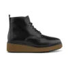 Bluebell Lane Schnürstiefelette – Modischer Stiefel mit geschlossener Spitze „Schwarz“
