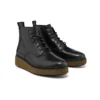 Bluebell Lane Schnürstiefelette – Modischer Stiefel mit geschlossener Spitze „Schwarz“
