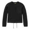 Bold Beginnings Mix Media Creneck Sweater „Schwarz“