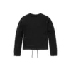 Bold Beginnings Mix Media Creneck Sweater „Schwarz“