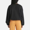 Bold Beginnings Mix Media Creneck Sweater „Schwarz“