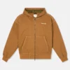 Bomberjacke mit Kapuze aus gewaschenem Duck-Canvas
