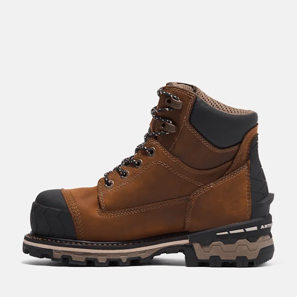 Boondock 6-Inch-Arbeitsstiefel für Damen mit Zehenschutzkappe aus Verbundmaterial – Braun Boondock 6-Inch-Arbeitsstiefel für Damen mit Zehenschutzkappe aus Verbundmaterial – Braun