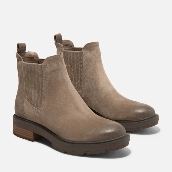 Brimfield Mid Chelsea-Stiefel für Damen – Braunes Wildleder Brimfield Mid Chelsea-Stiefel für Damen – Braunes Wildleder