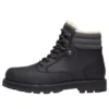 Britton Road Warmgefütterter wasserdichter Stiefel „Schwarz Full Grain“