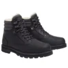 Britton Road Warmgefütterter wasserdichter Stiefel „Schwarz Full Grain“