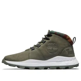 Brooklyn Euro Sprint Stiefel „Olivgrün und Camouflage-Kragen“