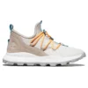 Brooklyn Leder- und Stoff-Oxford-Sneaker „Hellbeiges Mesh“