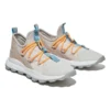 Brooklyn Leder- und Stoff-Oxford-Sneaker „Hellbeiges Mesh“