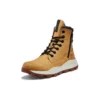 Brooklyn Side Zip Sneaker Wide Fit Stiefel „Weizen Nubuck“