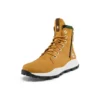 Brooklyn Side Zip Sneaker Wide Fit Stiefel „Weizenfarbenes Nubukleder mit Camouflage“