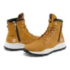 Brooklyn Side Zip Sneaker Wide Fit Stiefel „Weizenfarbenes Nubukleder mit Camouflage“