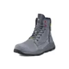 Brooklyn Side Zip Stiefel „Medium Grey Nubuck“