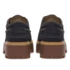 C.F. STEAD Indigo Suede Stone Street Platform Schuhe „Dark Blue Suede“