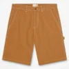 Carpenter-Shorts aus gewaschenem Duck-Canvas